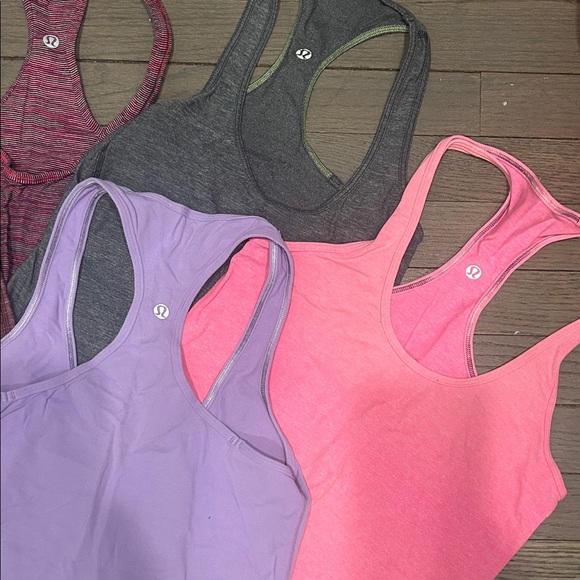 Women's Racerback Tank Top Set - Multi-Color - Picture 3 of 4